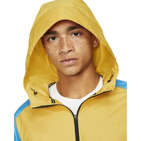 Nike Windrunner Solar Flare Trail Jacket Mens L Hooded Colorblock Windbreaker - Picture 10 of 16